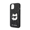 Karl Lagerfeld NFT Glitter Choupette Patch - Etui iPhone 14 Plus (czarny) (KLHCP14MG2CPK)