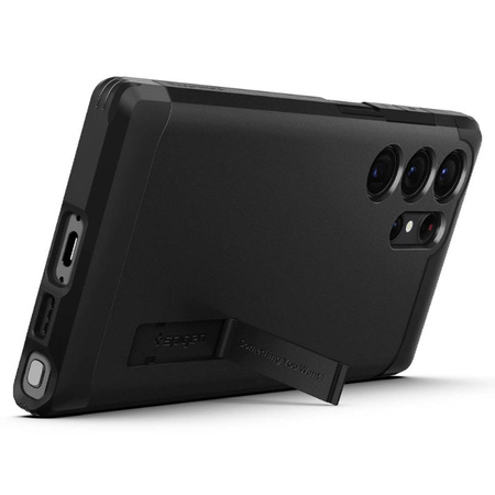Spigen Tough Armor - Etui do Samsung Galaxy S23 Ultra (Czarny) (ACS05623)