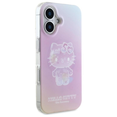 Hello Kitty IML 50TH Anniversary MagSafe - Etui iPhone 16 (różowy) (HKHMP16SH50AP)