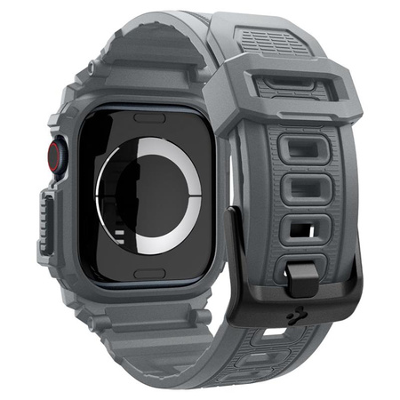 Spigen Rugged Armor Pro - Pasek z obudową do Apple Watch 10 46 mm (Dark Grey) (ACS08605)