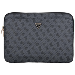 Guess 4G Zipper Pocket Triangle Logo Sleeve - Etui na notebooka 14" (czarny) (GUCS14ZP4DPTK)