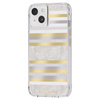 Case-Mate Pearl Stripes MagSafe - Etui iPhone 14 / iPhone 13 zdobione masą perłową (Pearl Stripes) (CM049180)