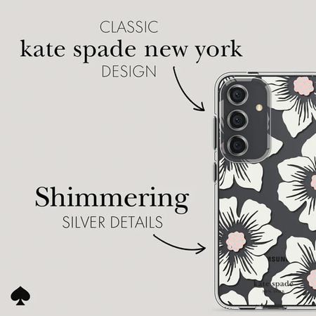 Kate Spade New York Protective Case - Etui Samsung Galaxy S24 (Hollyhock Cream) (KS053712)