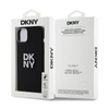 DKNY Liquid Silicone Metal Logo - Etui iPhone 15 / 14 / 13 (czarny) (DKHCP15SSMCBSK)