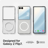 Spigen Airskin Mag MagSafe - Etui do Samsung Galaxy Z Flip 7 (Clear/White) (ACS09556)
