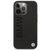 BMW Leather Hot Stamp MagSafe – Etui iPhone 14 Pro Max (Czarny) (BMHMP14XSLLBK)