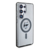Karl Lagerfeld Button Choupette Head Printed Logo MagSafe - Etui Samsung Galaxy S25 Ultra (czarny) (KLHMS25LHLSCHK)