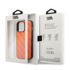 Karl Lagerfeld Perforated Allover - Etui iPhone 13 Pro Max (pomarańczowy) (KLHCP13XPTLO)
