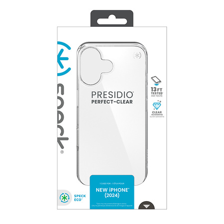 Speck Presidio Perfect-Clear - Etui iPhone 16 (Clear) (150690-5085)