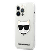 Karl Lagerfeld Choupette Head - Etui iPhone 13 Pro Max (przezroczysty) (KLHCP13XCTR)