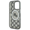 Karl Lagerfeld IML Monogram Karl & Choupette Head MagSafe - Etui iPhone 16 Pro (czarny) (KLHMP16LHMCKMHK)