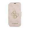 Guess Booktype 4G Big Metal Logo - Etui iPhone 13 Pro Max (różowy) (GUBKP13X4GMGPI)