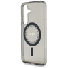 Guess Rhinestones Printed Classic Logo MagSafe - Etui do Samsung Galaxy S25 (czarny) (GUHMS25SPFTDTEK)