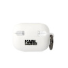 Karl Lagerfeld Silicone NFT Choupette Head 3D - Etui AirPods Pro 2 (biały) (KLAP2RUNCHH)