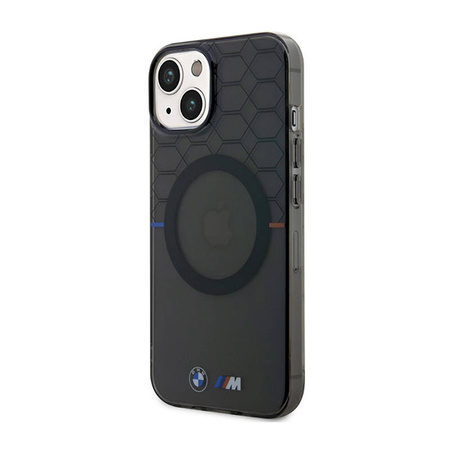BMW Pattern MagSafe - Etui iPhone 14 Plus (Szary) (BMHMP14MHGPK)