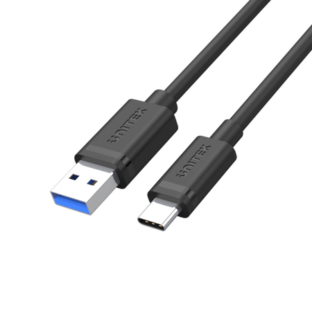 Unitek przewód USB 3.1 typ A - typ C M-M 0.5 m EAN czarny (Y-C491BK)