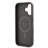 Guess 4G Ring Classic Logo MagSafe - Etui iPhone 16 Plus (brązowy) (GUHMP16MG4GFRW)