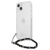 Guess Black Pearl Strap - Etui iPhone 13 Mini (przezroczysty) (GUHCP13SKPSBK)