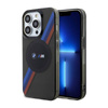 BMW Tricolor Stripes MagSafe - Etui iPhone 14 Pro Max (Szary) (BMHMP14XHDTK)