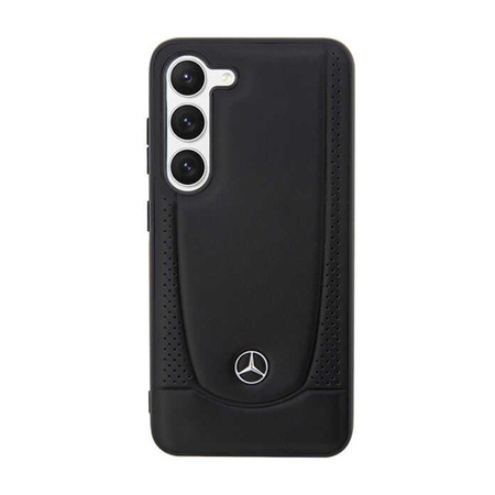 Mercedes Leather Urban Line - Etui Samsung Galaxy S23 FE (czarny) (MEHCS23FEARMBK)