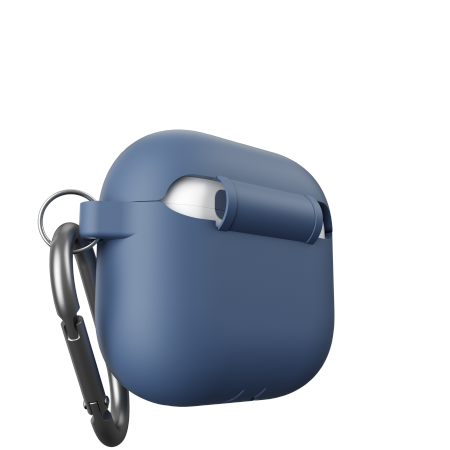 KeyBudz Elevate Keychain - silikonowe etui ochronne do AirPods 4 gen. (cobalt blue) (AP4_S8_CBB)