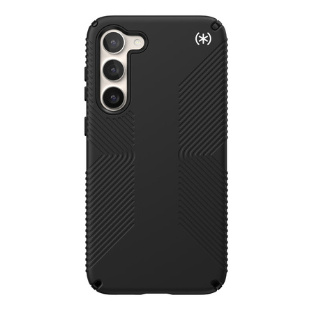 Speck Presidio2 Grip - Antypoślizgowe etui Samsung Galaxy S23+ (Black/Black/White) (150340-D143)