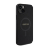 Guess Saffiano MagSafe - Etui iPhone 15 Plus (czarny) (GUHMP15MPSAHMCK)