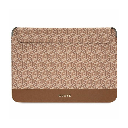 Guess GCube Stripes Computer Sleeve - Etui na notebooka 14" (Brązowy) (GUCS14HGCFSEW)