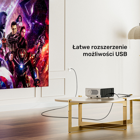 Unitek Kabel przedłużający USB-C 10 Gbps 5m, czarny (U1335ABK01)