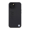 BMW Leather Hot Stamp - Etui iPhone 15 (czarny) (BMHCP15SSLLBK)