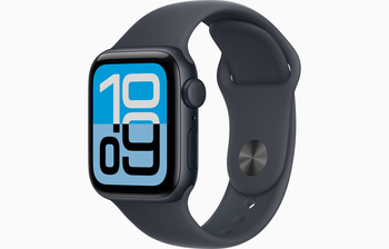 Apple Watch SE 3 40mm Koperta Czarne Aluminum/Czarny Pasek M/L GPS (MEHC4MP/A)