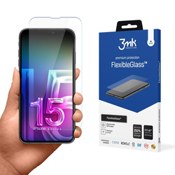 3mk FlexibleGlass - Szkło hybrydowe do iPhone 15 (3MK_5903108661089)