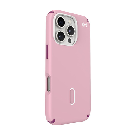 Speck Presidio2 Pro ClickLock & MagSafe - Etui iPhone 16 Pro (Wednesday Pink / Boysenberry Purple / White) (150700-3250)