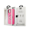 Karl Lagerfeld Silicone RSG - Etui iPhone 14 Plus (różowy) (KLHCP14MSRSGRCF)