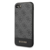 Guess 4G Bottom Stripe Collection - Etui iPhone SE 2020 / 8 / 7 (szary) (GUHCI8G4GLGR)