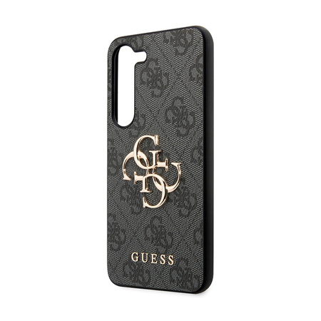 Guess 4G Big Metal Logo - Etui Samsung Galaxy S24 (czarny) (GUHCS24S4GMGGR)