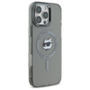 Karl Lagerfeld IML Metal Choupette Head MagSafe - Etui iPhone 16 Pro Max (czarny) (KLHMP16XHLSCHK)