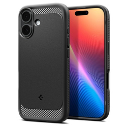 Spigen Rugged Armor Mag MagSafe - Etui do iPhone 17 (Matte Black) (ACS10367)