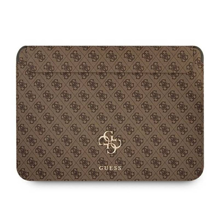 Guess 4G Big Metal Logo Computer Sleeve - Etui na notebooka 13" (brązowy) (GUCS13G4GFBR)