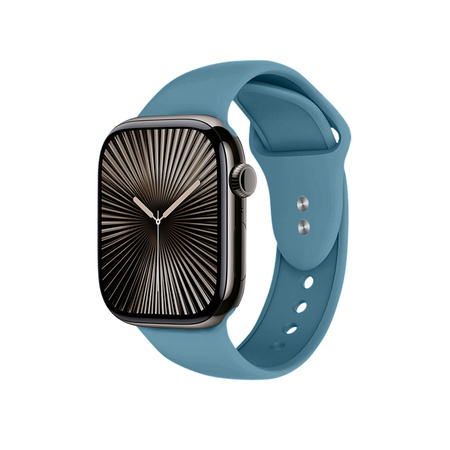 Crong Liquid - Pasek do Apple Watch 38/40/41/42 mm (morski) (CRG40LQBABL)