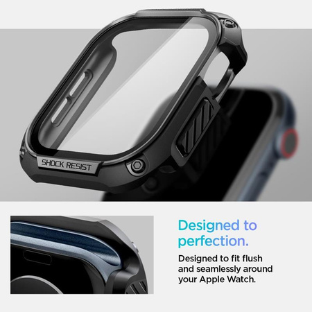 Spigen Tough Armor - Obudowa do Apple Watch 10 46 mm (Czarny) (ACS08603)