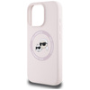 Karl Lagerfeld Silicone Double Heads And Circle MagSafe - Etui do iPhone 16 Pro Max (różowy) (KLHMP16XSKCHTCP)