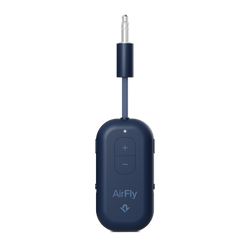 Twelve South AirFly Pro 2 - adapter Bluetooth do wejścia 3,5mm jack kompatybilny z AirPods i innymi słuchawkami Bluetooth, do 2 par słuchawek jednocześnie oraz z AUX IN (coastal) (TS-2512)