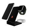 STM ChargeTree Swing – Ładowarka bezprzewodowa 3w1 do iPhone, AirPods i Apple Watch (czarny) (STM-931-323Z-02)