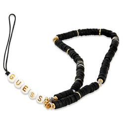 Guess Phone Strap Heishi Beads – Zawieszka do telefonu (Black) (GUSTPEARK)