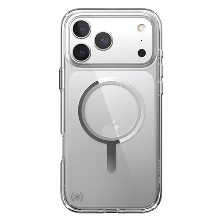 Speck Presidio Perfect Clear MagSafe - Etui iPhone 17 Pro Max (Clear / Silver) (150981-3240)