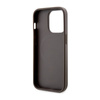 Guess GCube Stripes MagSafe - Etui iPhone 14 Pro Max (Brązowy) (GUHMP14XHGCFSEW)