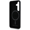 Karl Lagerfeld Silicone Double Heads And Circle MagSafe - Etui Samsung Galaxy S25 (czarny) (KLHMS25SSKCHTCK)