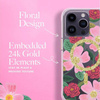 Rifle Paper Clear MagSafe - Etui iPhone 14 Pro zdobione złotem (Rose Garden) (RP049234)
