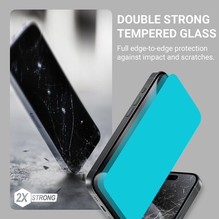 Crong EasyShield 2-Pack - Szkło hartowane iPhone 16 Pro Max (2 sztuki) (CRGES2PIP1669P)